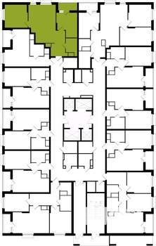 2-к квартира, вторичка, 63м2, 2/25 этаж