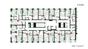 2-к квартира, вторичка, 59м2, 2/19 этаж