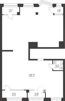 4-к квартира, вторичка, 149м2, 18/24 этаж