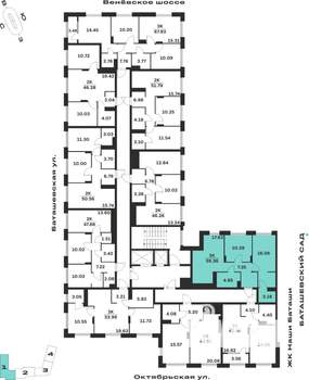 2-к квартира, вторичка, 59м2, 3/15 этаж