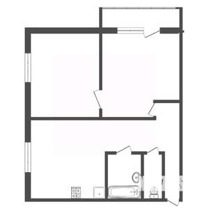 2-к квартира, вторичка, 41м2, 2/5 этаж