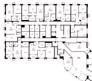 2-к квартира, вторичка, 62м2, 1/25 этаж