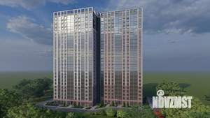 2-к квартира, строящийся дом, 65м2, 16/25 этаж