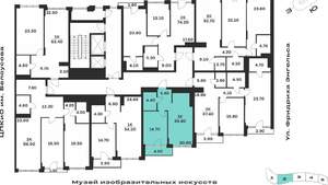 1-к квартира, вторичка, 50м2, 3/9 этаж