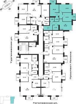3-к квартира, вторичка, 91м2, 4/7 этаж