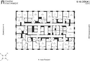 2-к квартира, вторичка, 54м2, 20/25 этаж