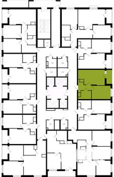 1-к квартира, вторичка, 40м2, 10/25 этаж