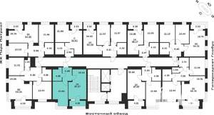 1-к квартира, вторичка, 47м2, 2/13 этаж