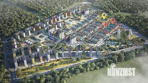 2-к квартира, строящийся дом, 77м2, 3/5 этаж