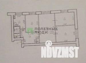 3-к квартира, вторичка, 61м2, 1/5 этаж