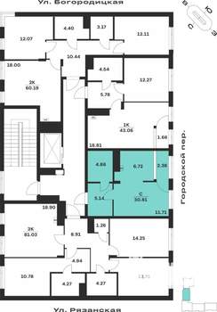 Студия квартира, вторичка, 31м2, 3/4 этаж