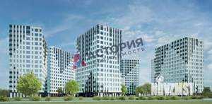 1-к квартира, строящийся дом, 35м2, 2/15 этаж