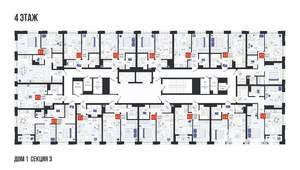 2-к квартира, вторичка, 56м2, 4/19 этаж