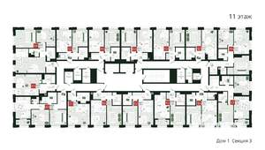 1-к квартира, вторичка, 35м2, 11/19 этаж