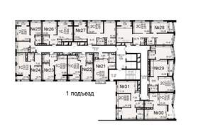 2-к квартира, вторичка, 45м2, 16/18 этаж