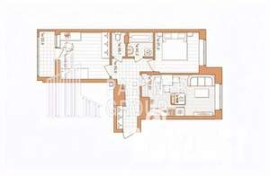 3-к квартира, сданный дом, 53м2, 2/9 этаж