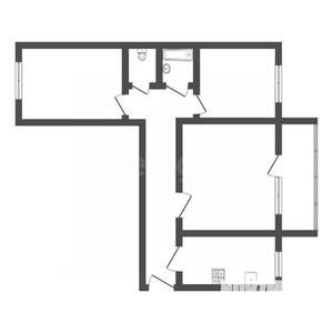 3-к квартира, вторичка, 61м2, 6/9 этаж