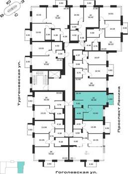1-к квартира, вторичка, 47м2, 2/7 этаж