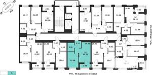 1-к квартира, вторичка, 41м2, 13/15 этаж