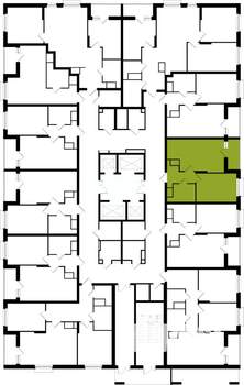 1-к квартира, вторичка, 40м2, 10/25 этаж