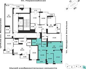 3-к квартира, вторичка, 88м2, 9/9 этаж