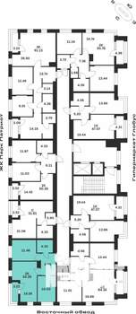 2-к квартира, вторичка, 54м2, 14/16 этаж