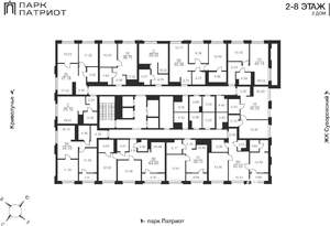 1-к квартира, вторичка, 45м2, 8/25 этаж