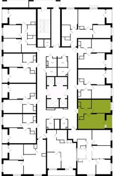 1-к квартира, вторичка, 40м2, 2/25 этаж