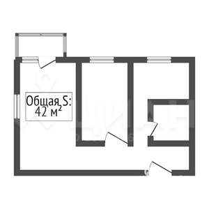2-к квартира, вторичка, 42м2, 5/5 этаж