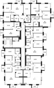 1-к квартира, вторичка, 48м2, 6/7 этаж