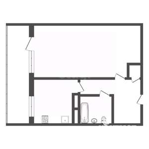 1-к квартира, вторичка, 40м2, 8/9 этаж