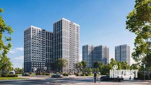 1-к квартира, строящийся дом, 45м2, 10/25 этаж