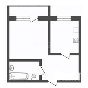 1-к квартира, вторичка, 35м2, 8/9 этаж