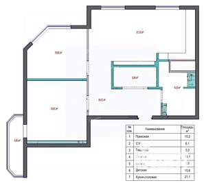 2-к квартира, вторичка, 66м2, 12/17 этаж