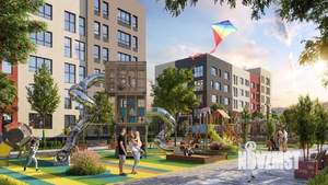 3-к квартира, строящийся дом, 75м2, 1/5 этаж