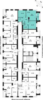 2-к квартира, вторичка, 66м2, 11/16 этаж