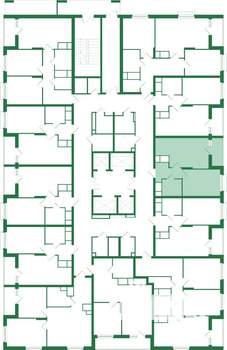 1-к квартира, вторичка, 39м2, 24/25 этаж