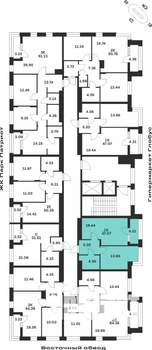 1-к квартира, вторичка, 47м2, 14/16 этаж