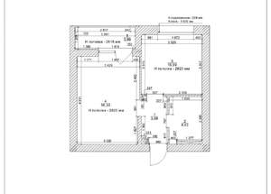 1-к квартира, вторичка, 39м2, 2/9 этаж