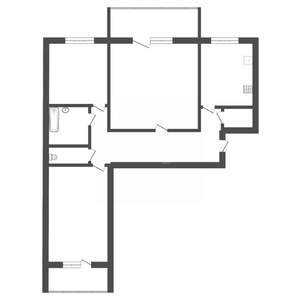 3-к квартира, вторичка, 66м2, 3/10 этаж