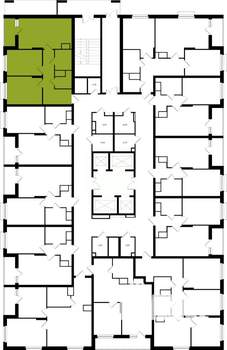 2-к квартира, вторичка, 60м2, 2/25 этаж