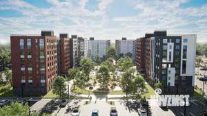 1-к квартира, строящийся дом, 42м2, 3/9 этаж