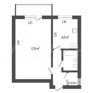 1-к квартира, вторичка, 32м2, 9/10 этаж