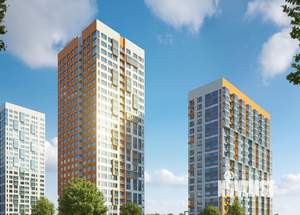 1-к квартира, строящийся дом, 42м2, 10/16 этаж