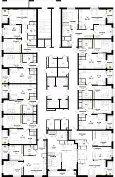 1-к квартира, вторичка, 39м2, 7/25 этаж