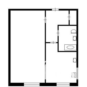 1-к квартира, вторичка, 31м2, 5/5 этаж