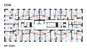 2-к квартира, вторичка, 50м2, 6/19 этаж