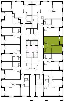 1-к квартира, вторичка, 40м2, 11/25 этаж