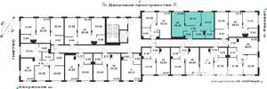 2-к квартира, вторичка, 50м2, 2/9 этаж