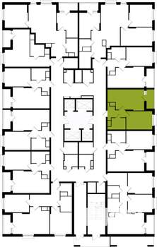 1-к квартира, вторичка, 40м2, 16/25 этаж